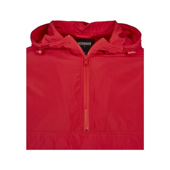 Urban Classics Basic Pull Over Jacket, fire red