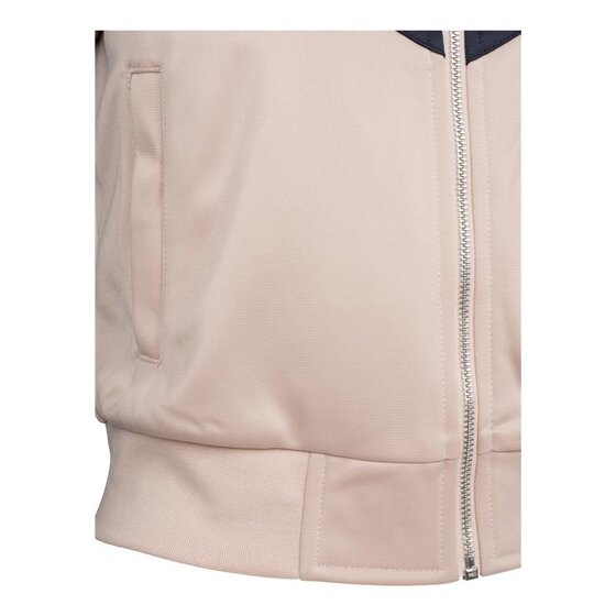 Urban Classics Ladies Short Raglan Track Jacket, light rose/navy/white