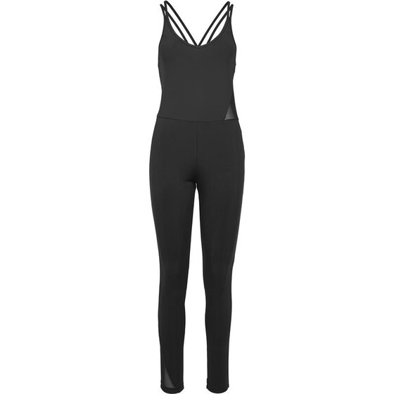 Urban Classics Ladies Tech Mesh Jumpsuit, black