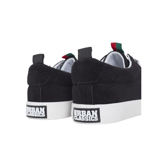 Urban Classics Velour Sneaker, blk/stripes