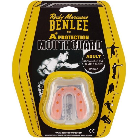 BENLEE Thermoplastic Mouthguard BREATH, black/orange
