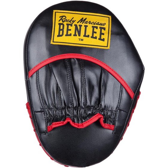 BENLEE Artificial Leather Hook & Jab Pads RUSSIAN, Black/Red