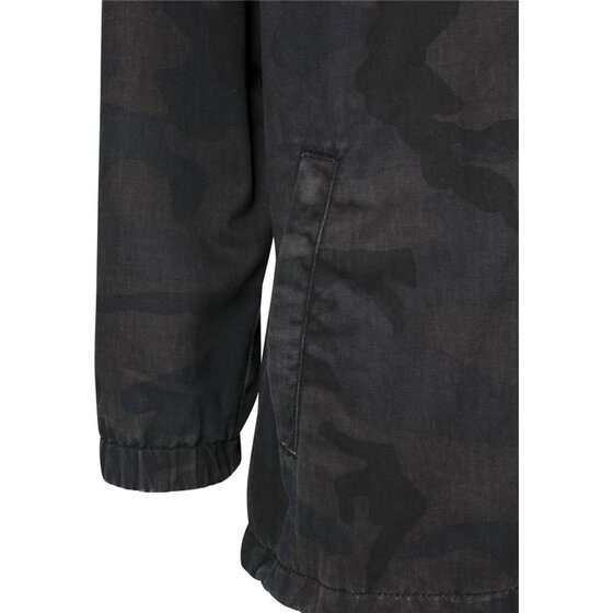 Urban Classics Camo Cotton Coach Jacket, dark camo XL