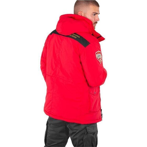 Alpha Industries Mountain All Weather Jacket, speed red L