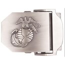 MFH USMC Gürtelschloss, silber,   Metall, ca. 4 cm