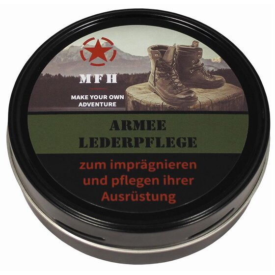 MFH Schuhcreme, Army, schwarz, 150 ml Dose