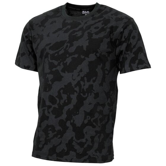 MFH US T-Shirt, Streetstyle, night-camo, 140-145 g/m 