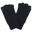 MFH Strick-Handschuhe, gefttert, schwarz, ohne Finger
