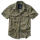 BRANDIT Vintage Shirt shortsleeve, oliv