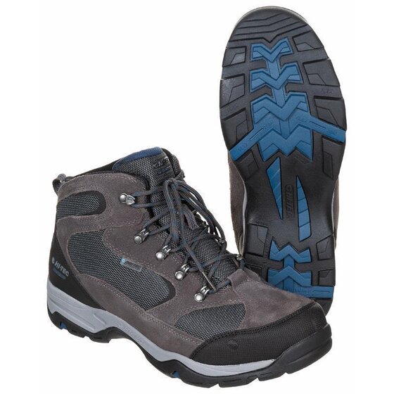 MFH Trekking-Schuhe, HI-TEC,  Storm WP, grau-blau