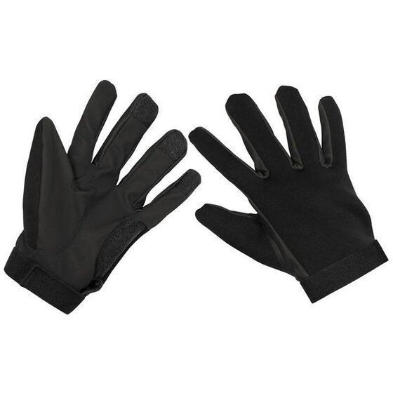 MFH Neopren Fingerhandschuhe, schwarz, B-Ware S