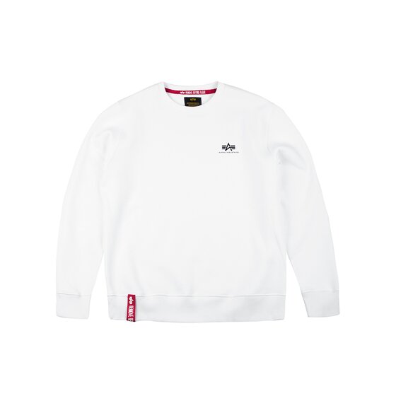 Alpha Industries Basic Sweater Small Logo, white