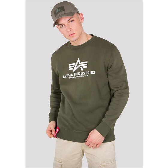 Basic dark green, 59,90 € Sweater, Alpha Industries