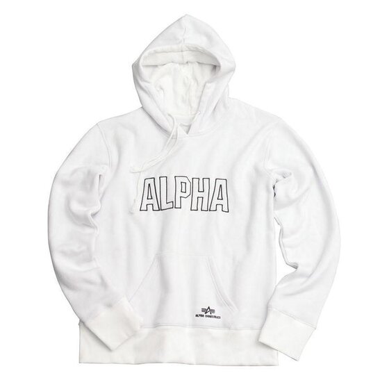 Alpha Industries  Track Hoody, white