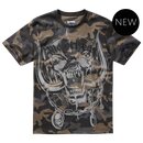 BRANDIT Motörhead T-Shirt Warpig Print, darkcamo
