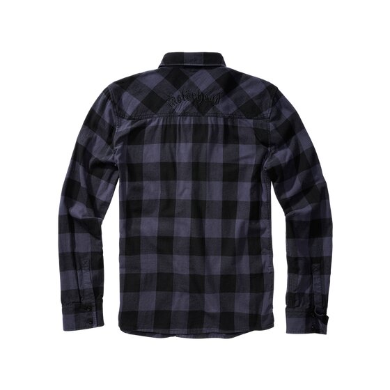 BRANDIT Motrhead Checkshirt, black-grey