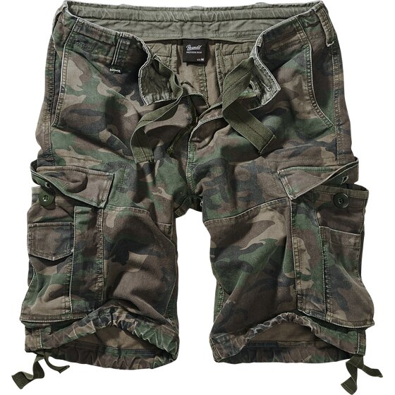 BRANDIT Army Vintage Shorts, woodland M