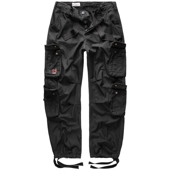 SURPLUS Airborne Vintage Trouser NEU, black S / 85 cm