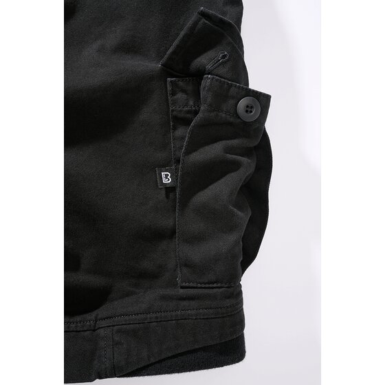 BRANDIT Packham Vintage Shorts, black 7XL