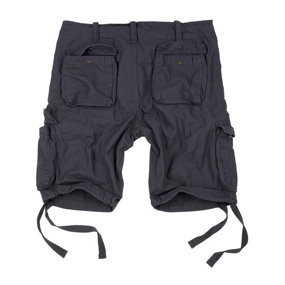 SURPLUS Airborne Vintage Shorts, anthrazit gewaschen M