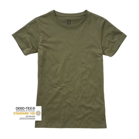 BRANDIT Ladies T-Shirt, olive 5XL