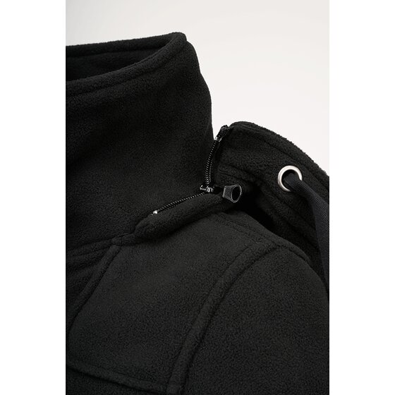 BRANDIT Women Square Fleece Jacket, black XS