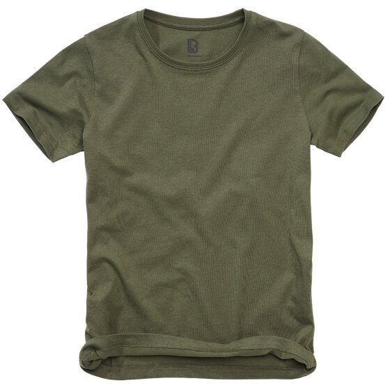 BRANDIT Kids T-Shirt, olive 122 / 128