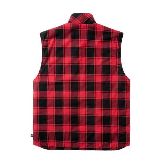 BRANDIT Lumber Vest, red-black