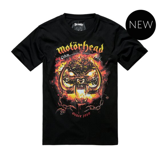 BRANDIT Motrhead T-Shirt Overkill, black 7XL