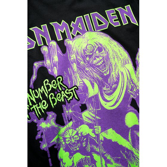 BRANDIT Iron Maiden T-Shirt Number of the Beast, black S