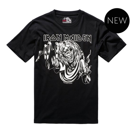 BRANDIT Iron Maiden T-Shirt EDDIE Glow, black 7XL