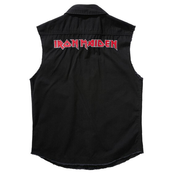 BRANDIT Iron Maiden Vintage Shirt Sleeveless NOTB, black