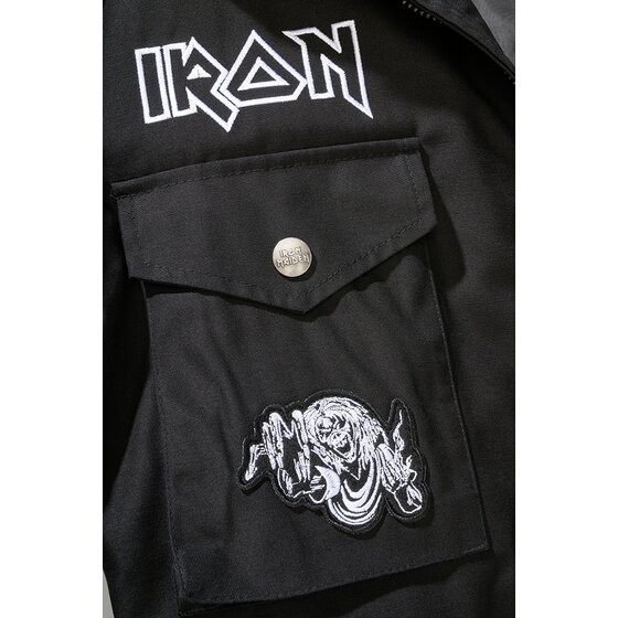 BRANDIT Iron Maiden M-65 Jacket EDDIE, black S