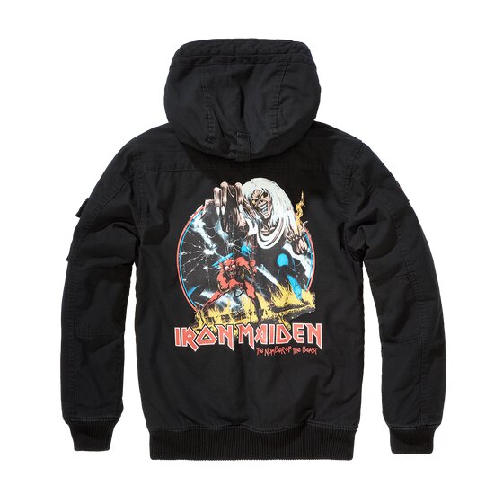 BRANDIT Iron Maiden Bronx Jacket NOTB, black