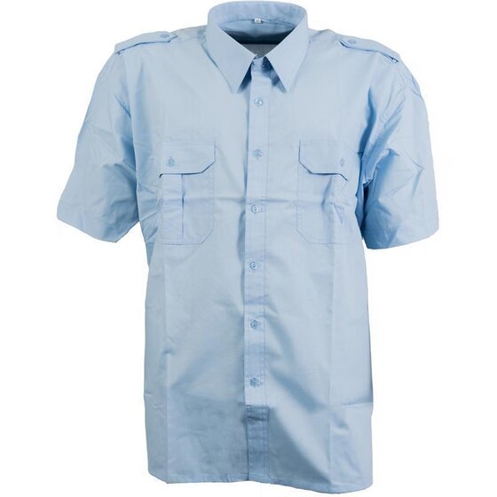 Piloten-Diensthemd, kurzarm, blau 45 / 46