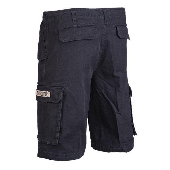MILTEC Paratrooper Shorts, prewashed, schwarz