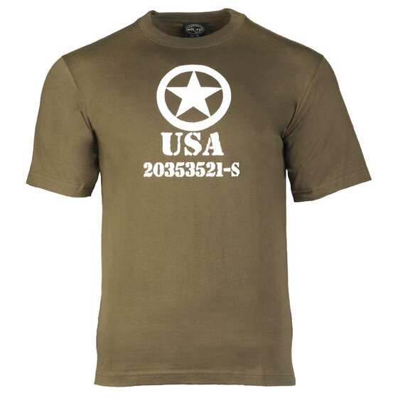 MILTEC T-Shirt ALLIED STAR, oliv XL