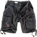 SURPLUS Airborne Vintage Shorts, schwarz gewaschen 3XL