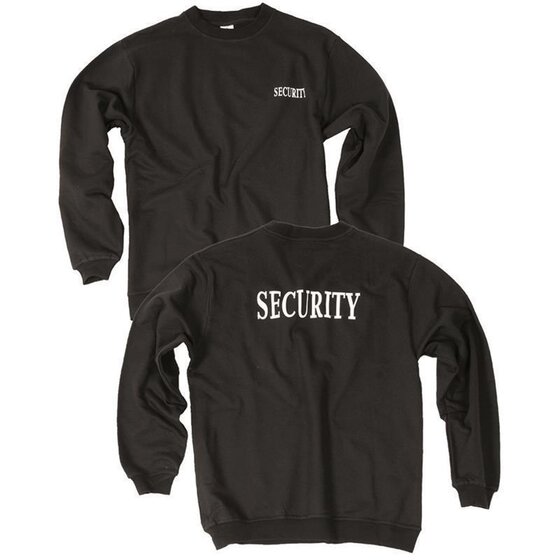 MILTEC Pullover SECURITY, schwarz