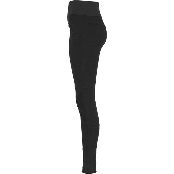 Urban Classics Ladies Interlock High Waist Leggings, blk/blk XL
