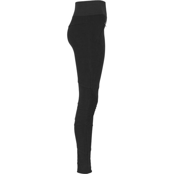 Urban Classics Ladies Interlock High Waist Leggings, blk/blk XL