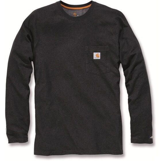 CARHARTT Carhartt Force Cotton Long Sleeve T-Shirt, dunkelgrau