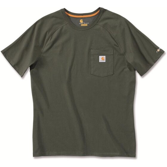 CARHARTT Carhartt Force Cotton Short Sleeve T-Shirt, grn