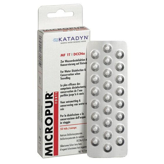 MFH Katadyn, Micropur Forte MF 1T, 50 Tabletten