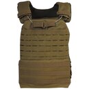 MFH Tactical Weste, Laser Molle, coyote tan