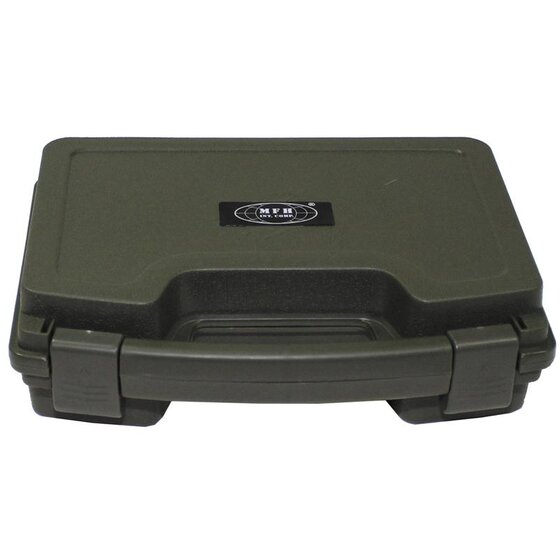 MFH Pistolen-Koffer, Kunststoff, klein, abschliebar, oliv