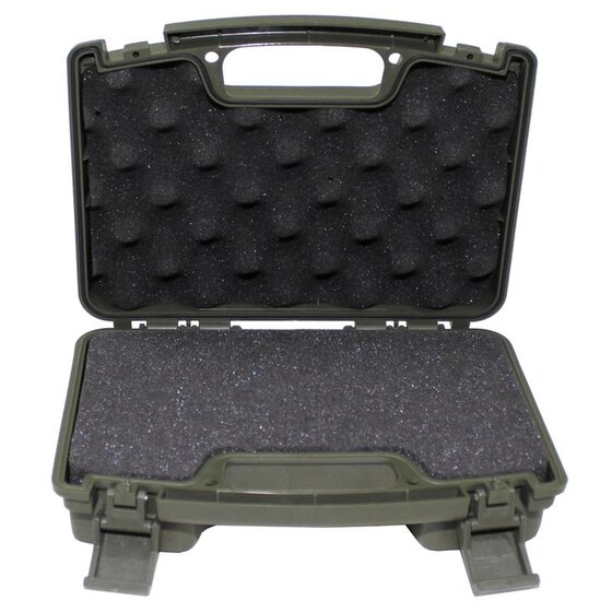 MFH Pistolen-Koffer, Kunststoff, klein, abschliebar, oliv