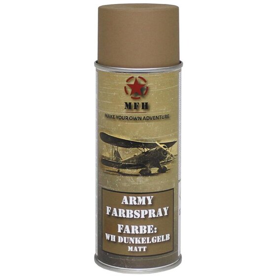 MFH Farbspray, Army WH DUNKELGELB, matt, 400 ml