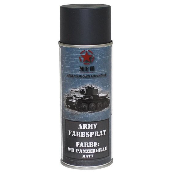 MFH Farbspray, Army WH PANZERGRAU, matt, 400 ml