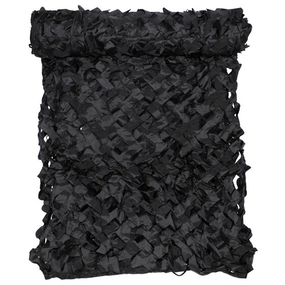 MFH Tarnnetz, 3 x 2 m, Basic, schwarz, mit PVC-Tragebeutel